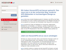 Tablet Screenshot of hessenspd.net